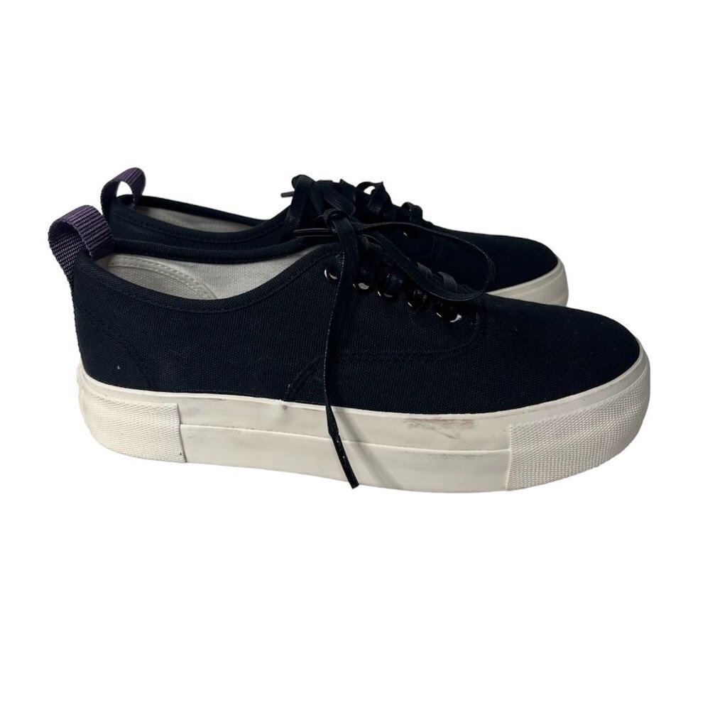 Eytys Platform Canvas Lace Up Sneaker Shoe Punk Goth Raver Designer Streetwear